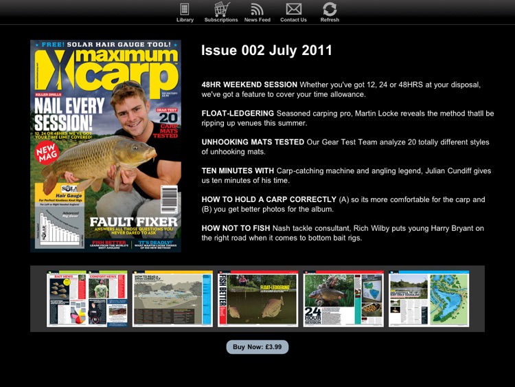 Maximum Carp Magazine For iPad