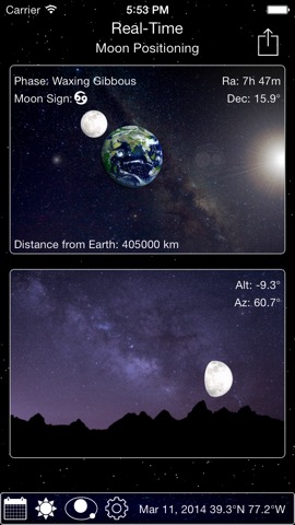 Solar Moon - Phase Calendar & Sun Info Trackerのおすすめ画像3