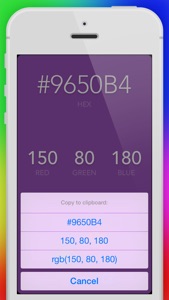 Colour Picker — RGB & HEX Colour Converter Tool screenshot #2 for iPhone