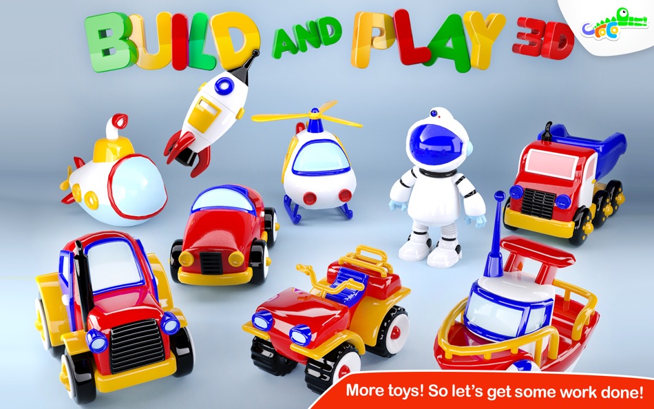 #1. Build and Play 3D - Rockets, Helicopters, Submarines and More (macOS) Podle: Croco Studio