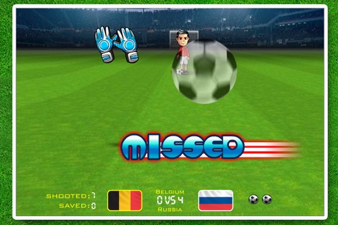 Goalkeeper Soccer Cup 2014 screenshot 3