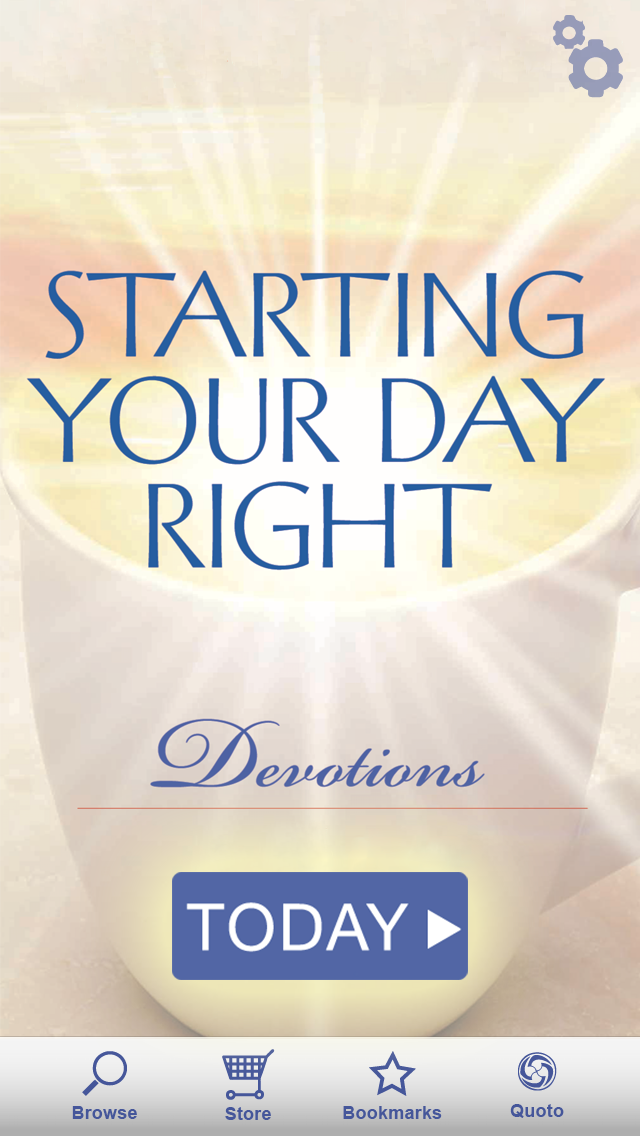 Starting Your Day Right Devotional Screenshot