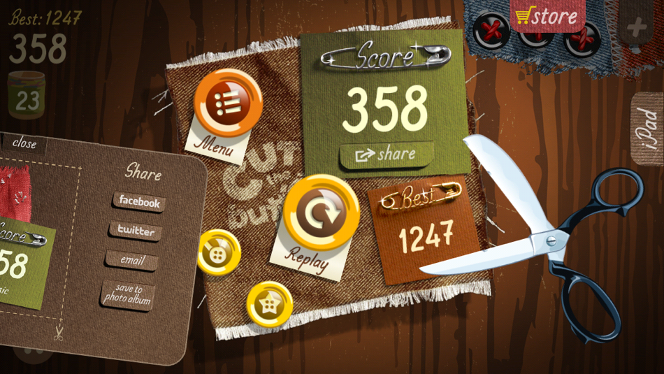 #4. Cut the Buttons (iOS) Bởi: Open Name LLC