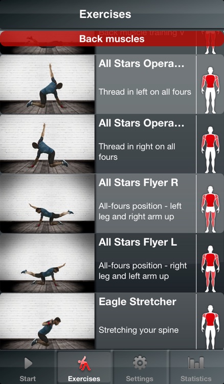 Calistix Back Pro – Back Trainer. Daily workout, BMI calculator and calorie counter for perfect back muscles!