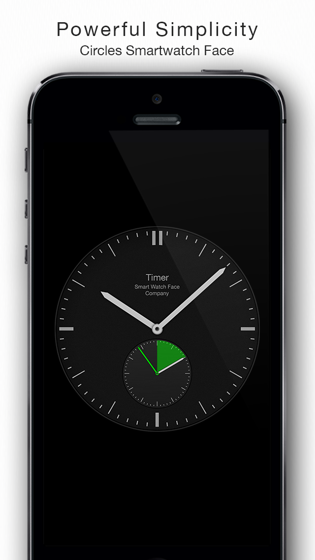 Screenshot #1 pour Circles - Smartwatch Face and Alarm Clock