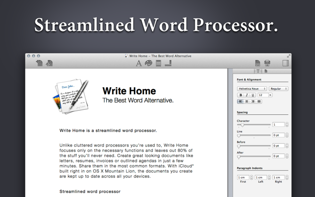 Wrіte Home - The Best Word Processor Alternative(圖1)-速報App