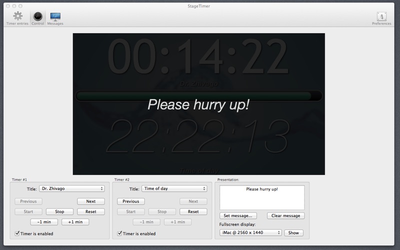 StageTimer2 Screenshot