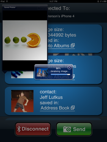 Screenshot #4 pour Bluetooth Photo Share Pro