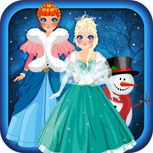 Magic Snow Queen Ice Princess Fashion Castle Game - Ad Free Edition icon