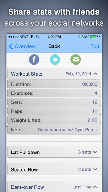 Gym Pump PRO - best log & workout tracker