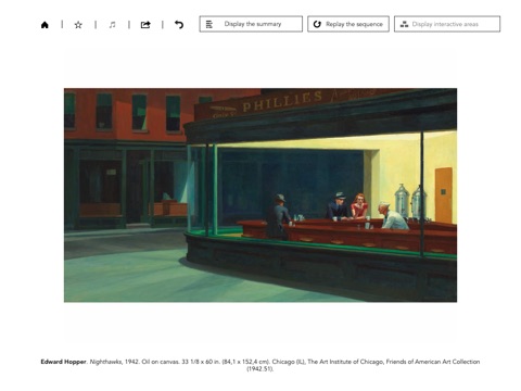 Edward Hopper, from window to window. The application of the exhibition held in Paris Grand Palais museum. screenshot 3