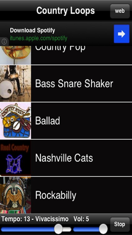 Instant Country Drums Beats
