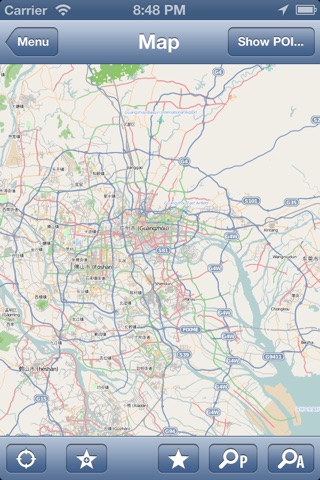 Guangzhou, China Offline Map - PLACE STARS screenshot 2