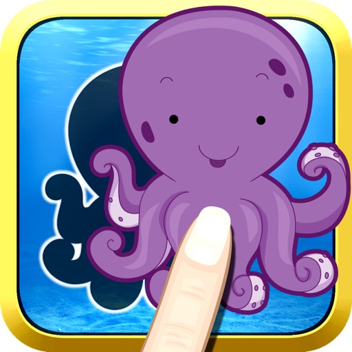 Aquatic Animals - An educational Ocean puzzle for toddlers and kids icon
