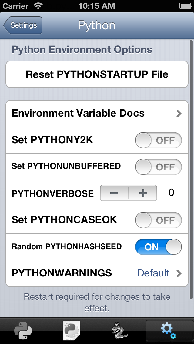 Python 3.2 for iOS Screenshot 5