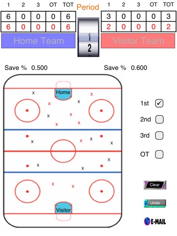 Hockey Shot and Goalie Saves Tracker screenshot 4