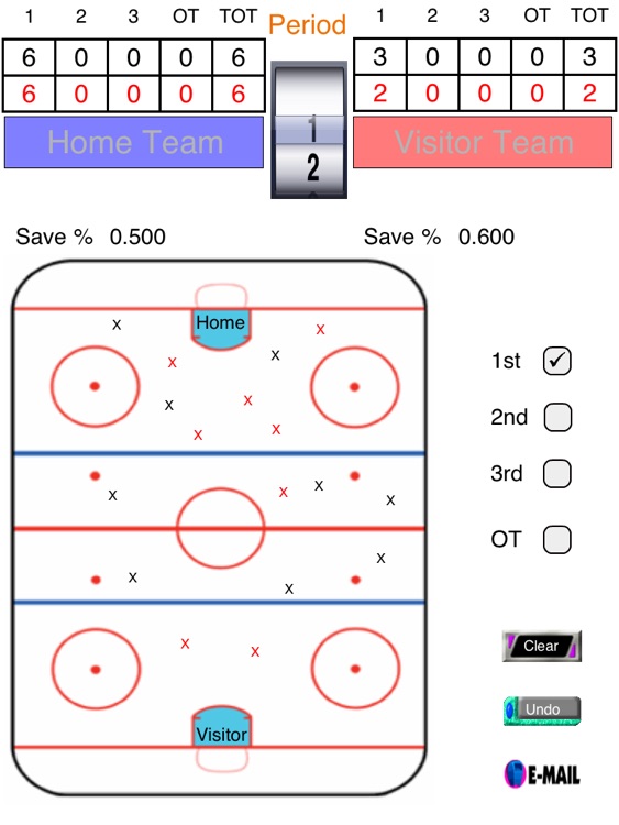 Hockey Shot and Goalie Saves Tracker screenshot-3