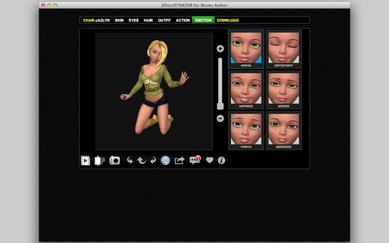 3DiLLUSTRATOR for iBooks Author Screenshot