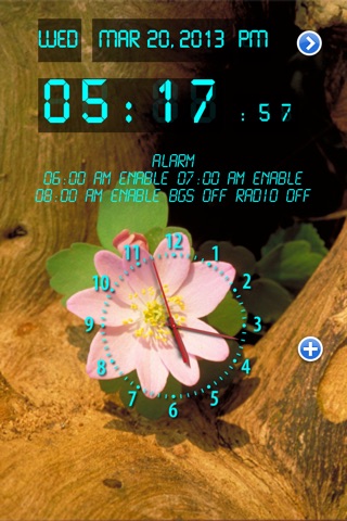 Free Radio Music Alarm Clock Set screenshot 2