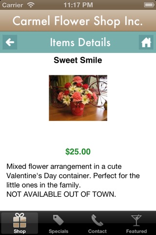 Carmel Flower Shop screenshot 3