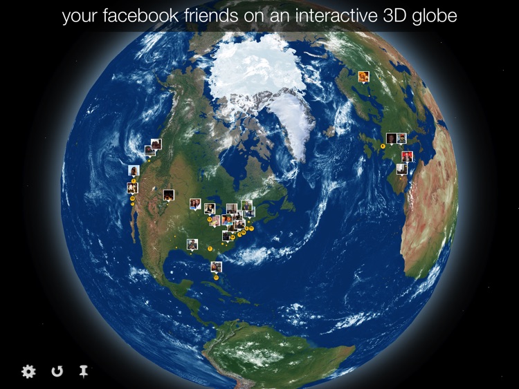 Friend Spotter Pro: 3D Globe for Facebook