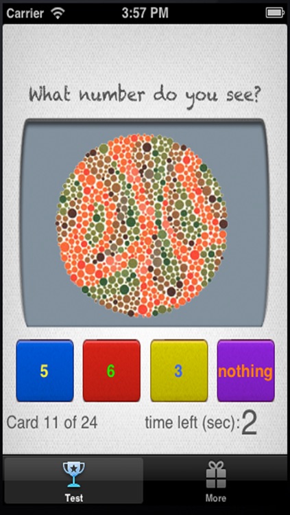 Colorblind Eye Exam