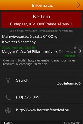 Budapest Party Locator screenshot 4