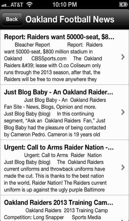 Football News - Oakland Raiders Edition