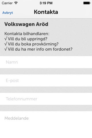 Volkswagen Göteborg screenshot 2