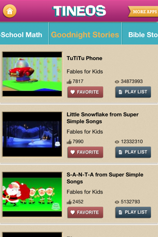 Tineos – Kids’ Video collection from YouTube screenshot 2