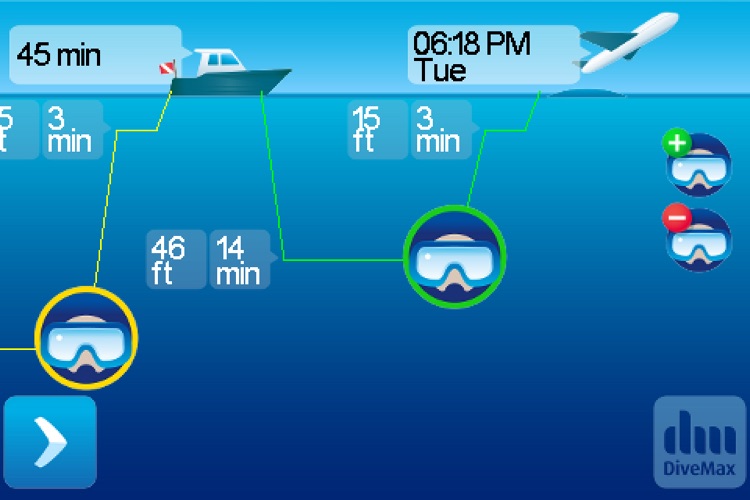 DiveMax AIR Dive Planner