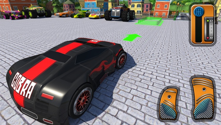 3D Toy Car Parking Simulator 2014 - Cartoon Car, Bus & Truck Driving,  Parking & Racing Games Free