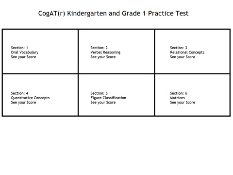 CogAT Practice Test Kindergarten and Grade 1 screenshot 3
