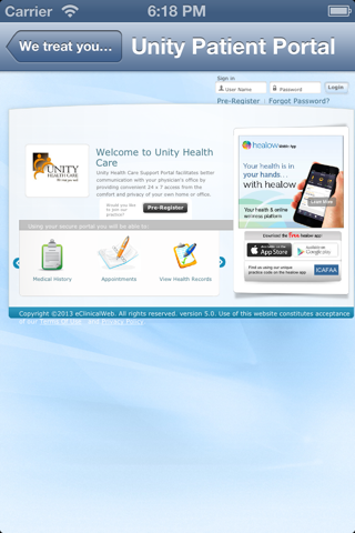 Unity Health Care screenshot 4