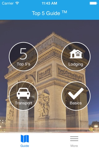 Top5 Paris - Free Travel Guide and Map screenshot 2