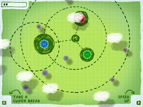 Alien Doodle Control Free - Fun Air Traffic Controller Skill Game For Kids screenshot 2