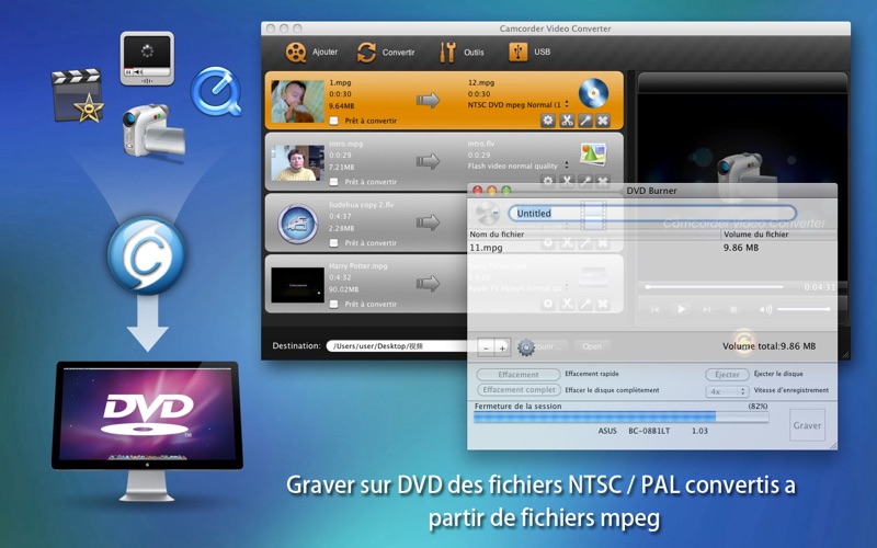 Screenshot #2 pour Camcorder Video Converter