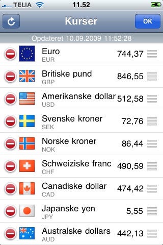 Valuta screenshot 3