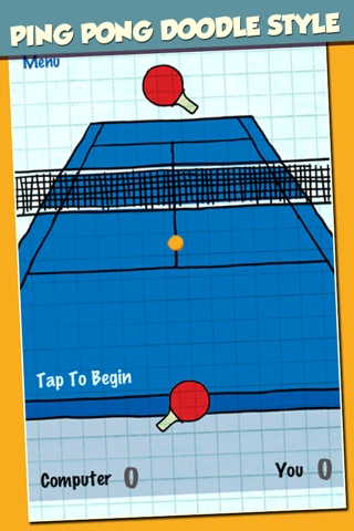 Ping Pong Doodle Battle For The Best Top King Paddle! Pro Classic Ad Free Game screenshot 4