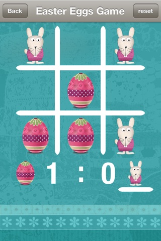 123 Fun Tic Tac Toe with Easter Eggs - Tres en Raya con Huevos de Pascua screenshot 2