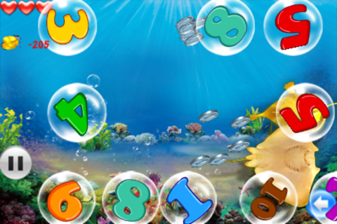 Save Mermaid - learning number and math games screenshot 4