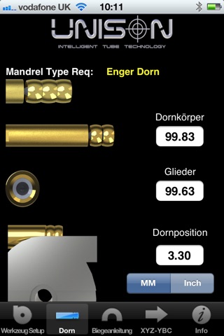 Werkzeug- Kalkulator für das Rohrbiegen screenshot 2