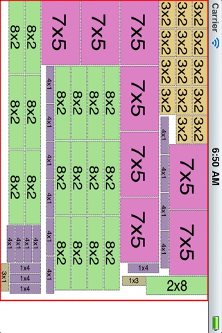 Carpenter Cut - Optimal cutlist diagram for wood with minimum scrap screenshot 4