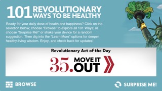 “101 Revolutionary Ways to Be Healthy” from Experience Life magazine and RevolutionaryAct.comのおすすめ画像2