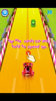 candy car race - drive or get crush racing iphone screenshot 2
