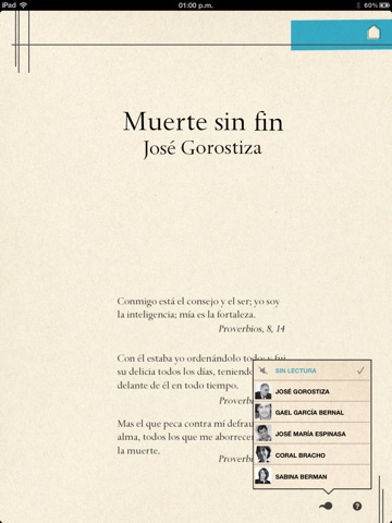 Muerte sin fin de José Gorostiza screenshot 2