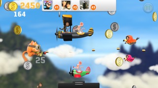 Airplane Cats vs Rats FREE - Tiny Flying Angry Air Battle Gameのおすすめ画像2