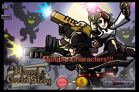 Hansel & Gretel Halloween Evil Dead Zombie Scary Target Hunter, Shooter and Killer Fighting, Hunting and Shooting at Witch & Werewolf Game screenshot 2