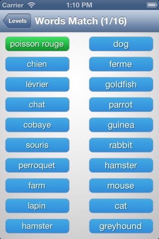 French Match Game screenshot 3