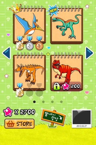 Crayon, Dino for iPhone screenshot 2